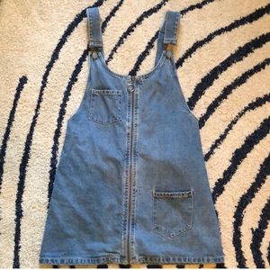 Forever 21 overall denim dress